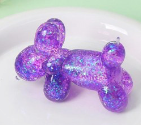 SC Glitter Balloon Animal Squishy Toy (5 Colors)