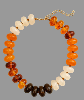 Mulitcolor Chunky Beaded Necklace (4 Options)