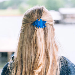 Teleties Blue Shooting Star Flat Hair Clip (4 Sizes)