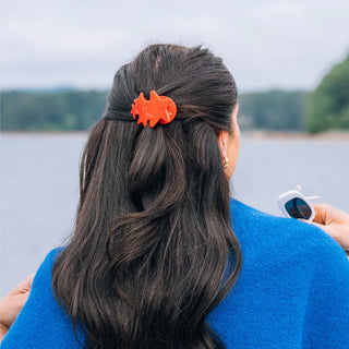 Teleties Red Shooting Star Flat Hair Clip (4 Sizes)