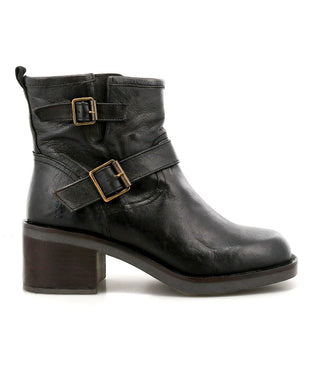 "Spry" Ankle Boots in Black by Roan