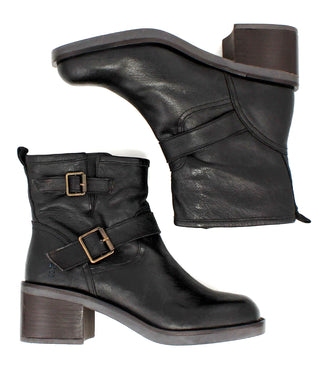"Spry" Ankle Boots in Black by Roan