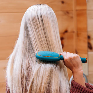Teleties Detangler Hair Brush for Medium Hair – Teal With It