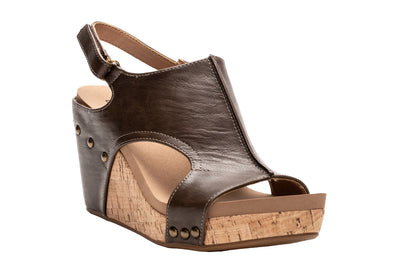 "Tiffanee" Wedge in Saddle