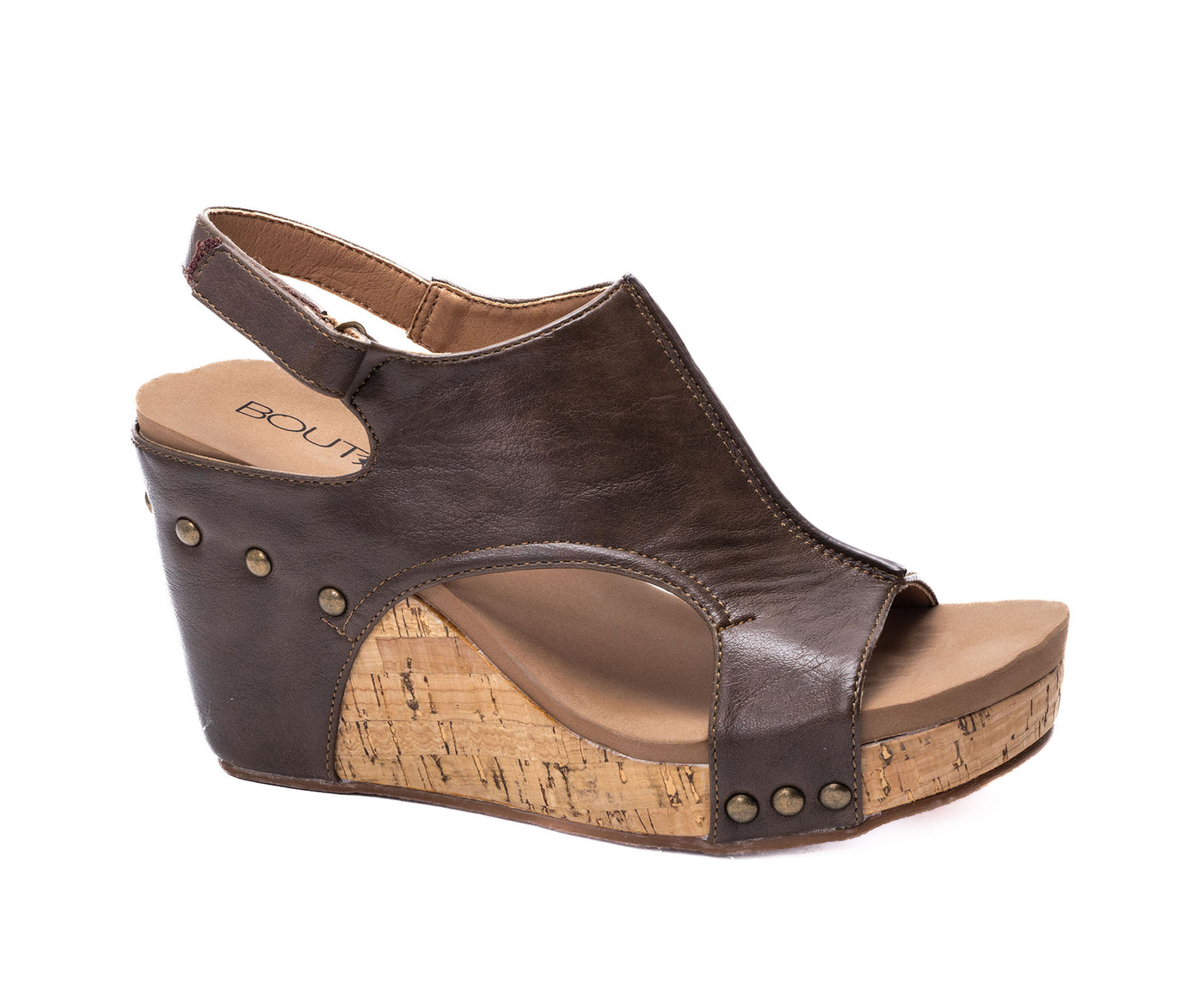 "Tiffanee" Wedge in Saddle