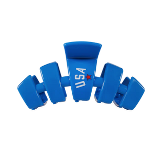 Teleties USA Classic Blue Claw Clip (3 Sizes)