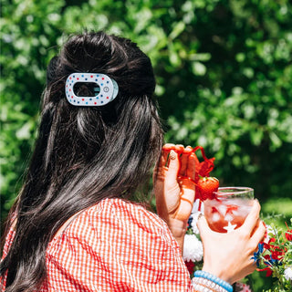 Teleties United We Sparkle Flat Round Hair Clip (4 Sizes)