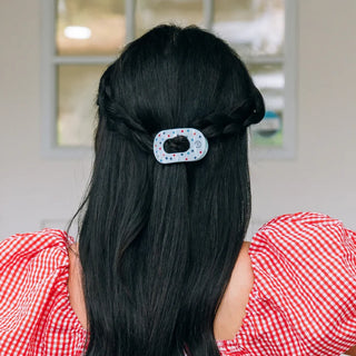 Teleties United We Sparkle Flat Round Hair Clip (4 Sizes)