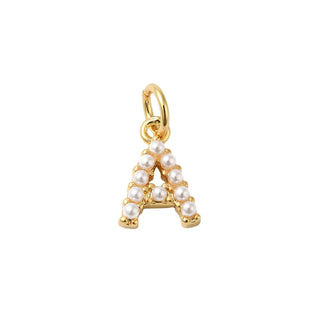Origami Owl Gold Pearl Initial Charm (4 Letters)