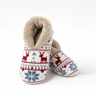 Vanilla & Shea Butter Infused Reindeer Pashmina-Style Slippers by Aromasoles