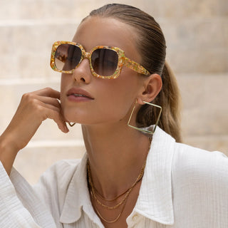 VIVIAN in Yellow Tortoise by Freyrs Eyewear