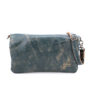 Bed Stu "Cadence" Crossbody/Wristlet in Dark Teal Lux