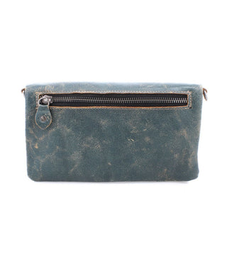 Bed Stu "Cadence" Crossbody/Wristlet in Dark Teal Lux