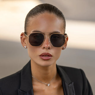 AUSTIN in Gold/Gray by Freyrs Eyewear