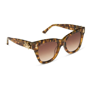 DIFF EYEWEAR HAWAII COCONUT PALM TORT + BROWN GRADIENT