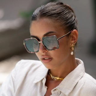 LULU in Burgundy Tortoise by Freyrs Eyewear