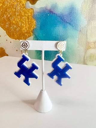 BRIANNA CANNON'S Blue Over White UK Earrings