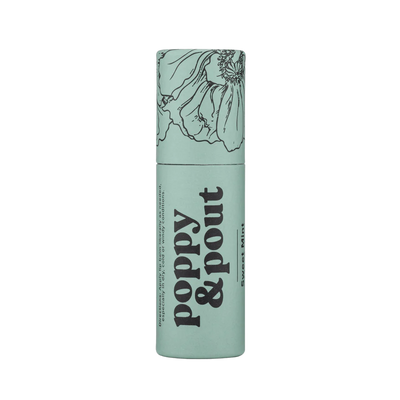 Poppy and Pout Lip Balm in Sweet Mint