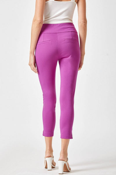 Spring Magenta Magic High Waisted Tummy Control Skinny Pant