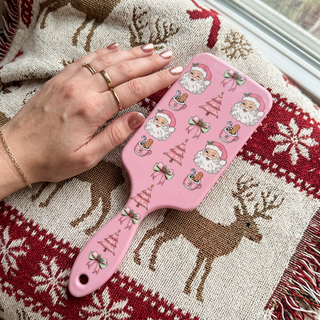 Christmas Themed Paddle Detangling Brush (2 Colors)