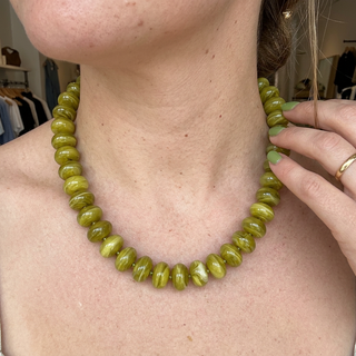 Solid Chunky Beaded Necklace (8 Options)