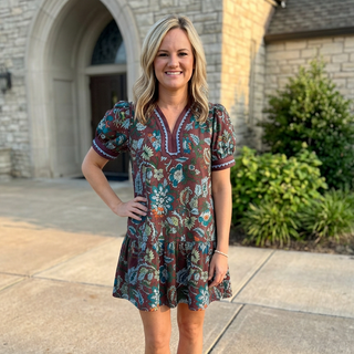 Simply Southern Allison Puff Sleeve Dress