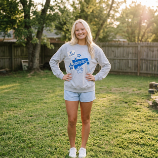 “Kentucky” Applique Mockneck Sweatshirt
