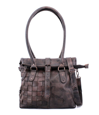 BED STU "Rachel" Shoulder Bag in Black Rustic Rust BFS