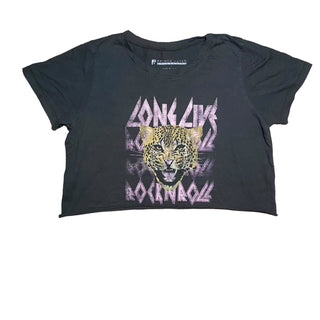 SC Long Live Rock N' Roll Crop Tee
