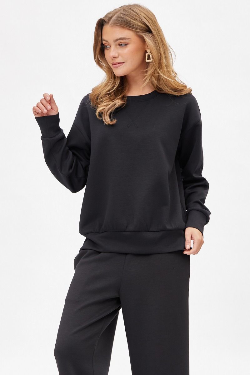 Black Malibu Pullover and Jogger Pant Set