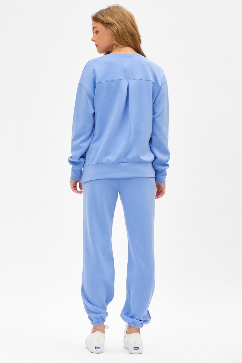 Ocean Blue Malibu Pullover and Jogger Pant Set