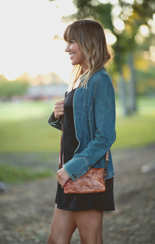Bed Stu "Cadence" Crossbody/Wristlet in Desert Sunrise TD