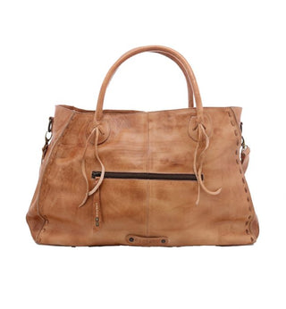 Bed Stu "Rockaway" Handbag in Tan Rustic
