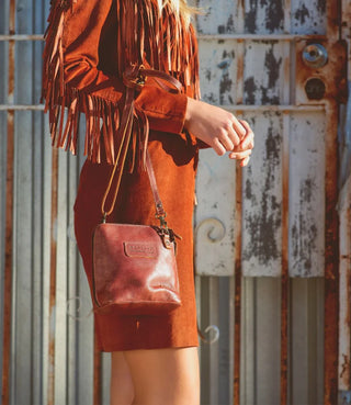 Bed Stu "Ventura" Crossbody in Adobe Lux*