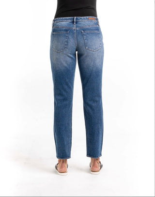 Articles of Society Medium Wash Rene Straight Leg Jeans Final Sale