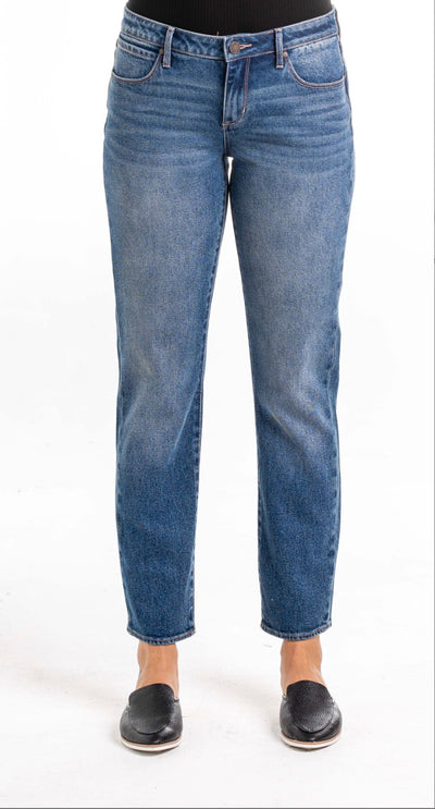 Articles of Society Medium Wash Rene Straight Leg Jeans Final Sale