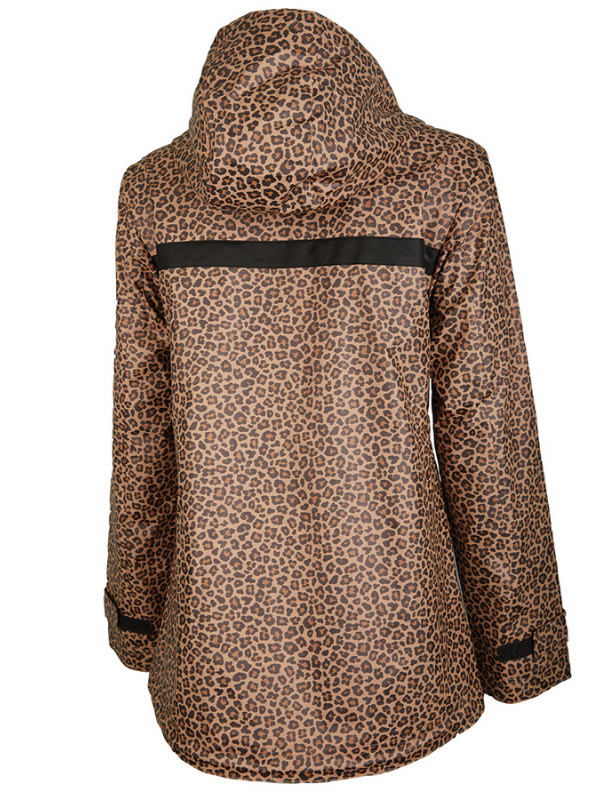 Cheetah print rain shops jacket