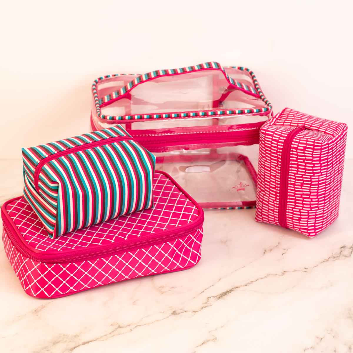 Wanderlust Gift Set in Hot Pink/Turquoise