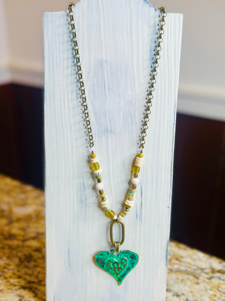 Natural Patina Heart by Scooples