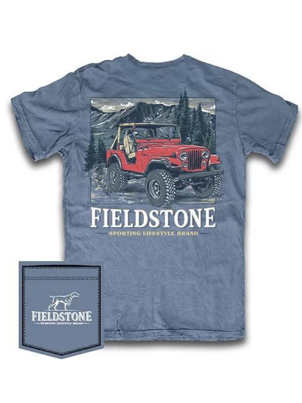 Mountain Jeep Tee by Fieldstone