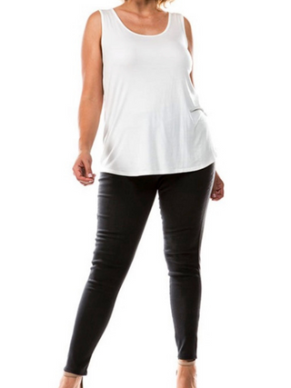 Graphite Grey Millennium Curvy Pants with Pocket Detail Final Sale