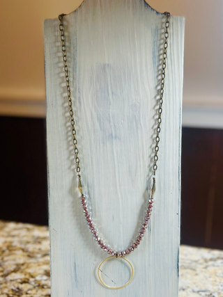Cashmere Ring Necklace by Scooples