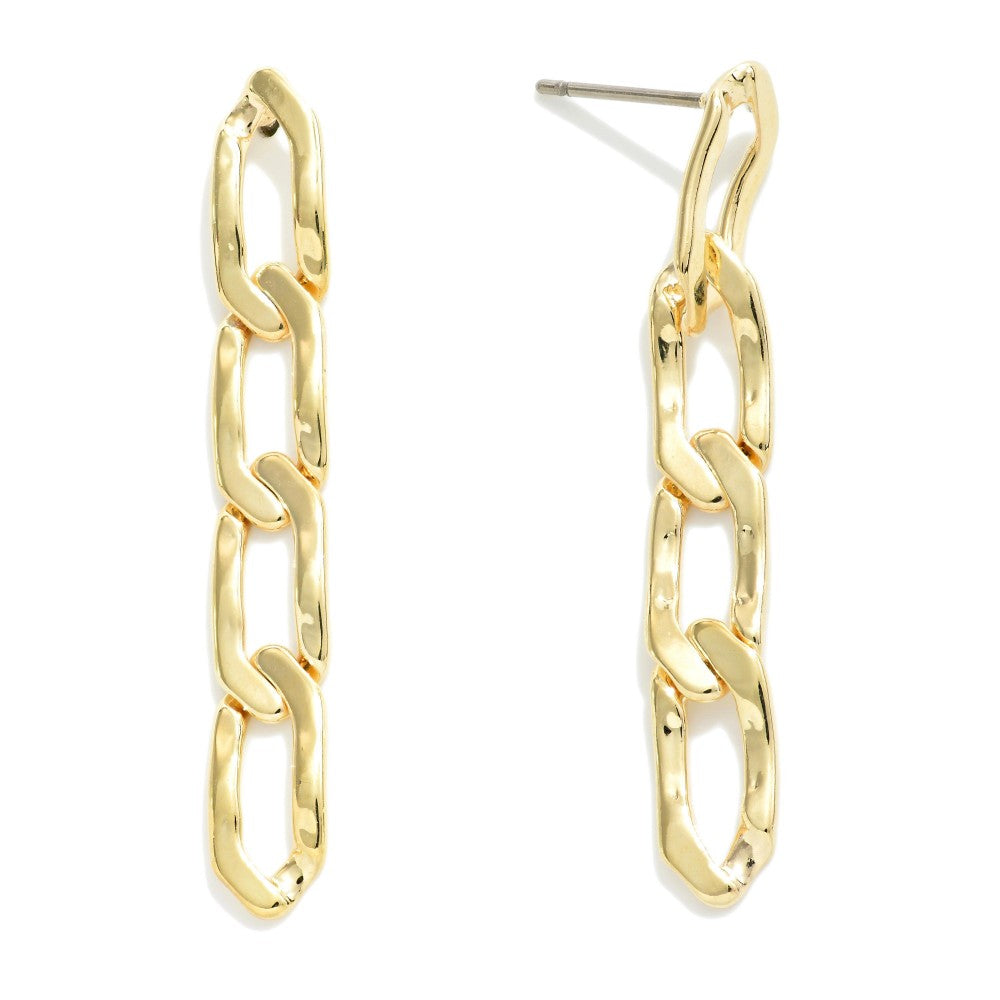 Chain Link Drop Earrings (2 Colors)