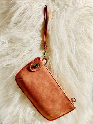2 in 1 Wristlet/Crossbody  Wallet (Variety of Colors)