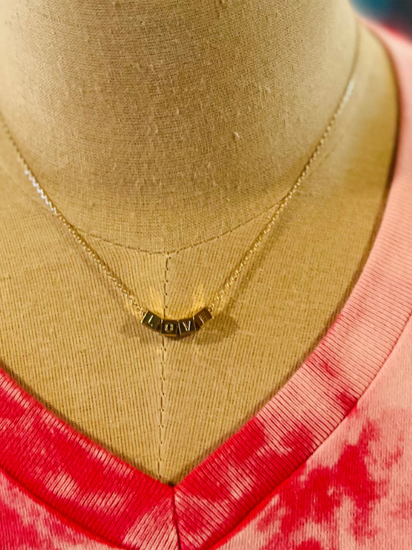 "Love"  Necklace