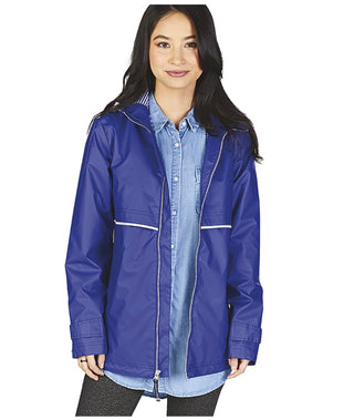 WOMEN'S NEW ENGLANDER® RAIN JACKET WITH PRINTED LINING