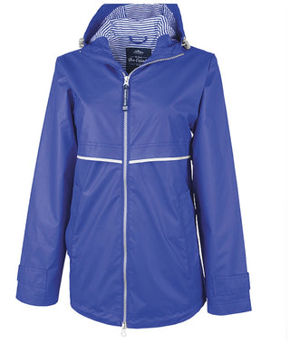 WOMEN'S NEW ENGLANDER® RAIN JACKET WITH PRINTED LINING