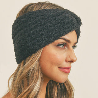 Fizzy Twisted Head Band Wrap