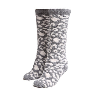 Comfy Luxe Leopard Knee High Knit Socks (6 colors)