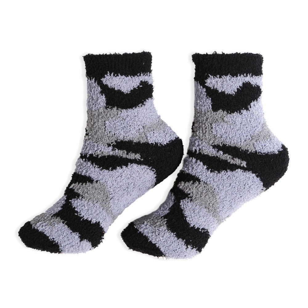 ComfyLuxe Camouflage Mini Crew Knit Socks (3 Colors)
